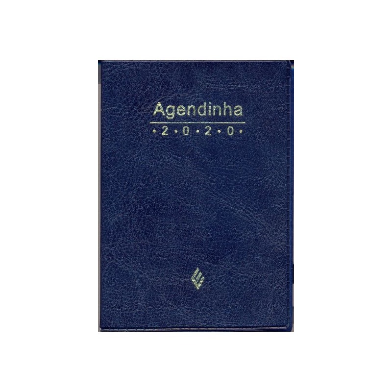 AGENDA SIMPLES - 2020 - AZUL MARINHO