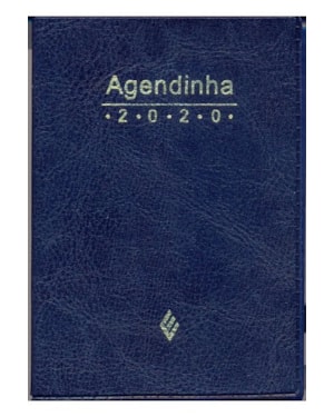 AGENDA SIMPLES - 2020 - AZUL MARINHO