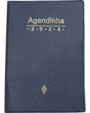 AGENDA SIMPLES 2024 - AZUL-MARINHO