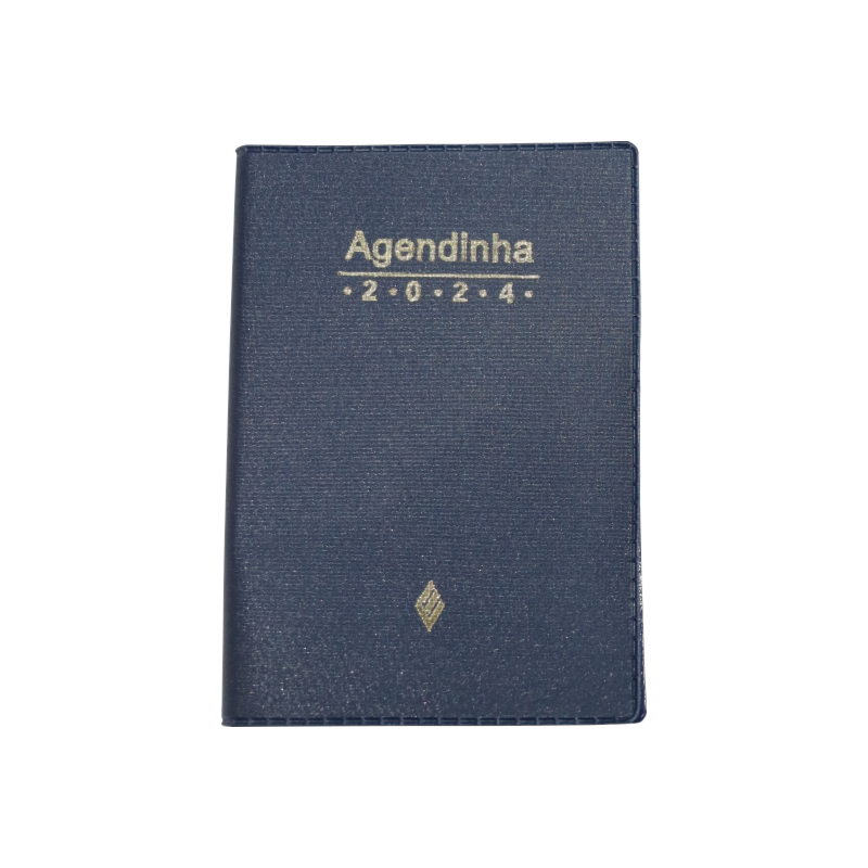 AGENDA SIMPLES 2024 - AZUL-MARINHO