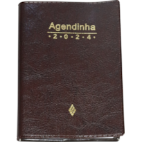 AGENDA SIMPLES 2024 - MARROM