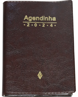 AGENDA SIMPLES 2024 - MARROM