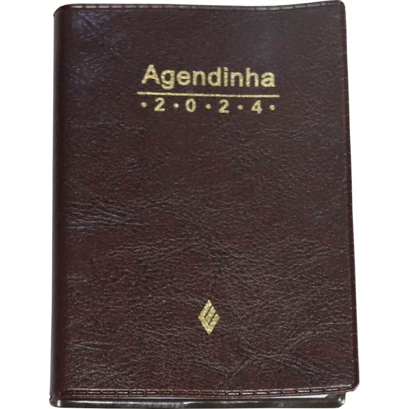 AGENDA SIMPLES 2024 - MARROM