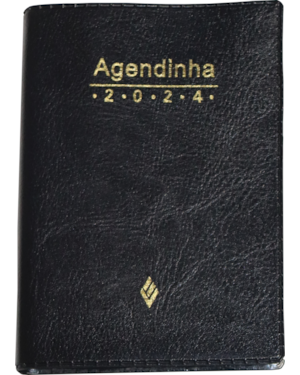 AGENDA SIMPLES 2024 - PRETA