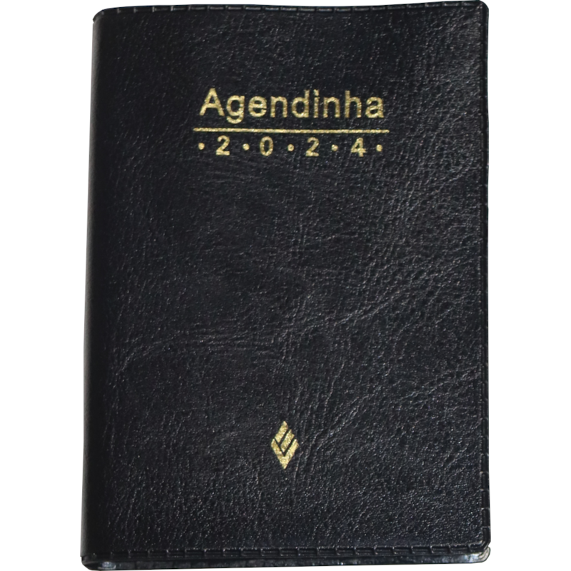 AGENDA SIMPLES 2024 - PRETA