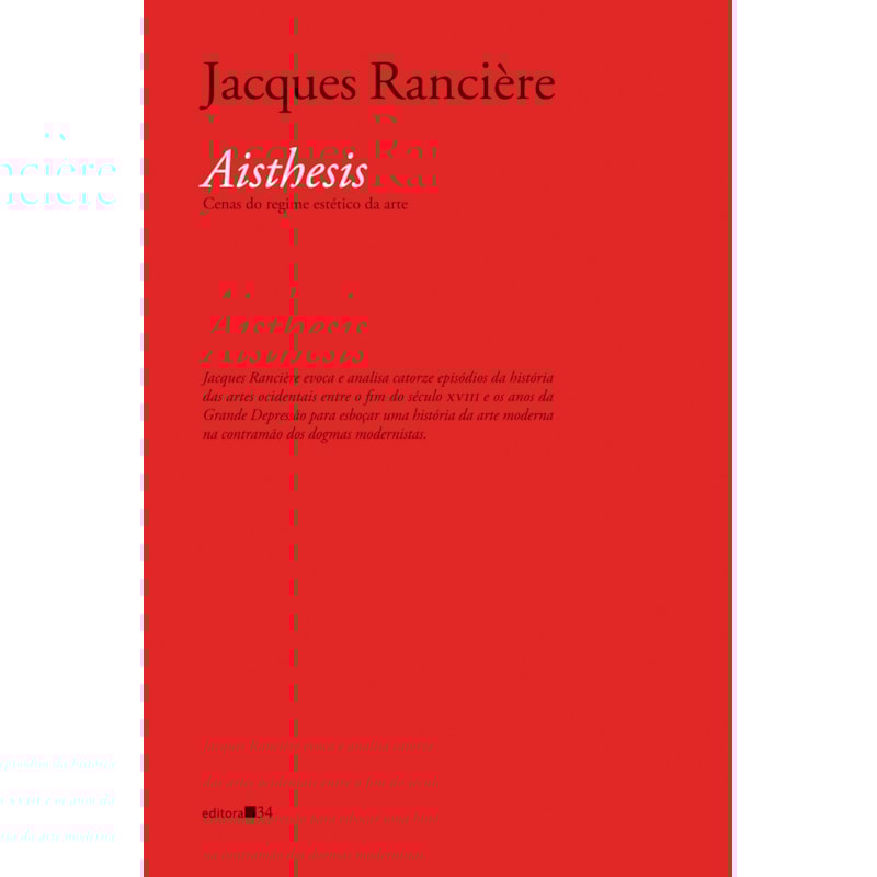 AISTHESIS: CENAS DO REGIME ESTÉTICO DA ARTE