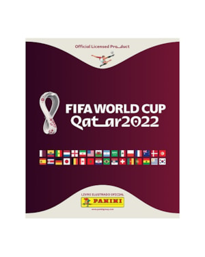 ÁLBUM CAPA BROCHURA COPA DO MUNDO QATAR 2022