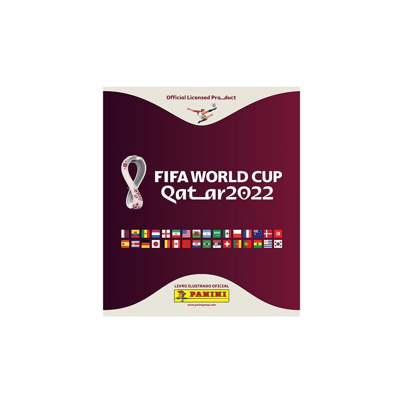 álbum capa brochura copa do mundo qatar 2022