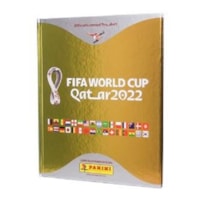 álbum capa dura ouro copa do mundo qatar 2022