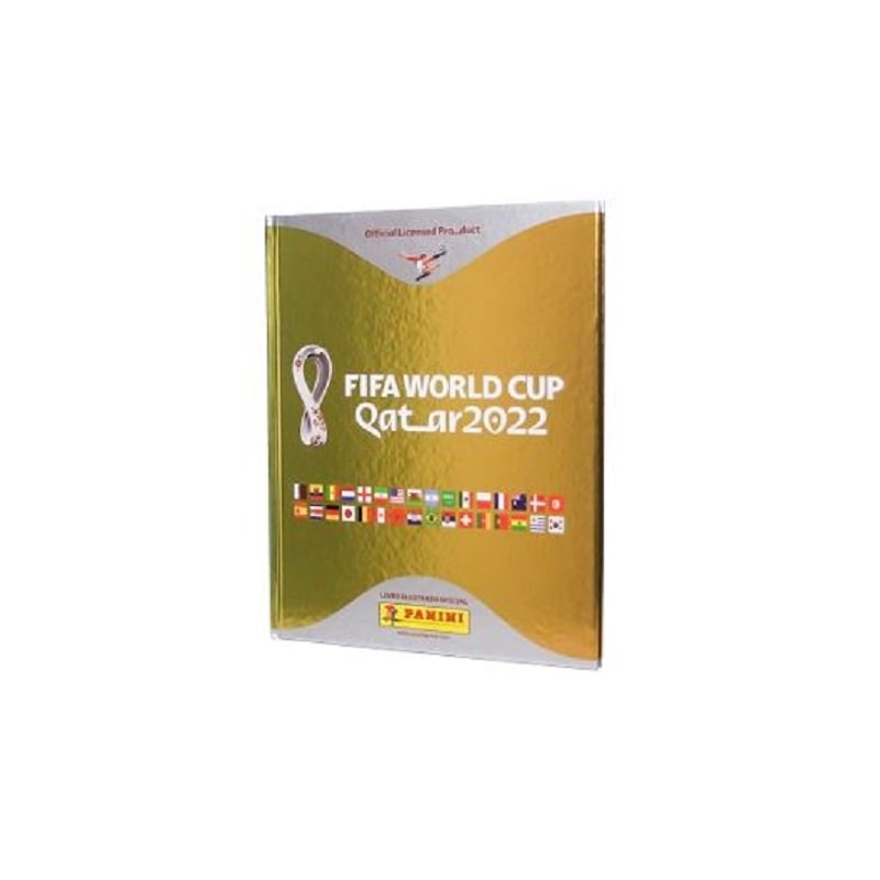álbum capa dura ouro copa do mundo qatar 2022