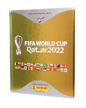ÁLBUM CAPA DURA OURO COPA DO MUNDO QATAR 2022
