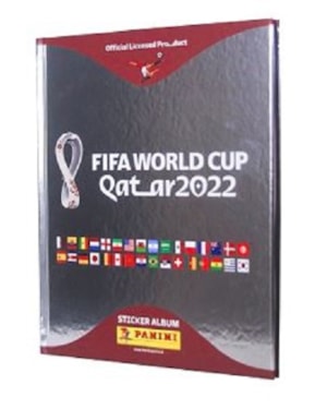 ÁLBUM CAPA DURA PRATA COPA DO MUNDO QATAR 2022