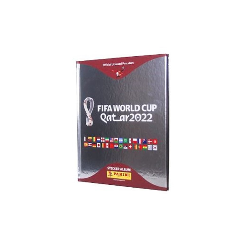 álbum capa dura prata copa do mundo qatar 2022