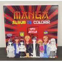 ÁLBUM DE COLORIR - MANGÁ (CAPA VERMELHA)
