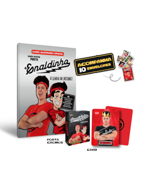 ÁLBUM OFICIAL DO ENALDINHO EM CAPA DURA: EDIÇÃO ESPECIAL PRATA + BRINDES EXCLUSIVOS
