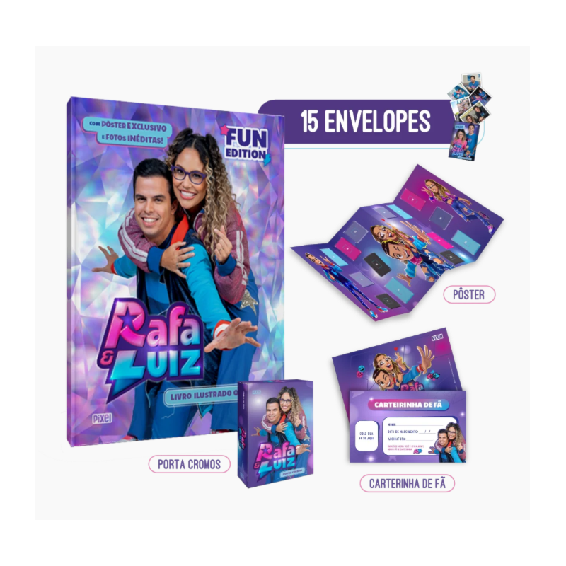 ÁLBUM OFICIAL RAFA & LUIZ - EDIÇÃO FUN EDITION