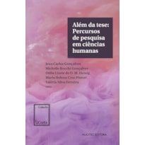ALÉM DA TESE: PERCURSOS DE PESQUISA EM CIÊNCIAS HUMANAS
