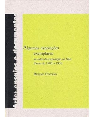 ALGUMAS EXPOSICOES EXEMPLARES - AS SALAS DE EXPOSICAO NA SAO PAULO DE 1905 - 1
