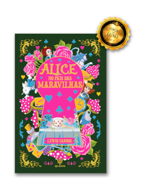 ALICE NO PAIS DAS MARAVILHAS - LEWIS CARROLL | LUXO CAPA DURA