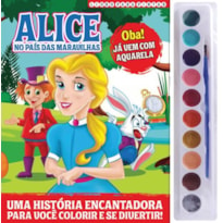 ALICE NO PAÍS DAS MARAVILHAS LIVRO PARA PINTAR