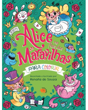 ALICE NO PAÍS DAS MARAVILHAS PARA COLORIR