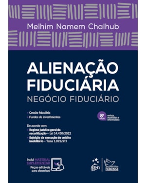Alienação Fiduciária - Negócio Fiduciário - 8ª Edição 2023