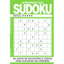 ALMANAQUE FAÇA SUDOKU DIFICIL