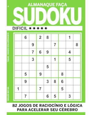 ALMANAQUE FAÇA SUDOKU DIFICIL