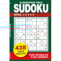 ALMANAQUE FAÇA SUDOKU - NÍVEL DIFÍCIL