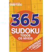 ALMANAQUE PASSATEMPO - SABE TUDO - 365 SUDOKU - TODOS OS NÍVEIS