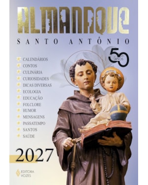 ALMANAQUE SANTO ANTÔNIO 2027 - 50 ANOS