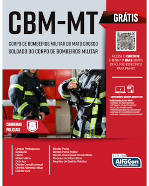 ALUNO SOLDADO DO CORPO DE BOMBEIROS MILITAR DO MATO GROSSO - CBM MT