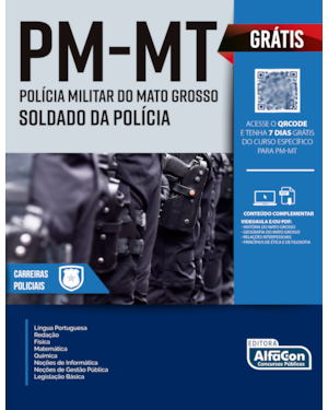 ALUNO SOLDADO - POLÍCIA MILITAR DO ESTADO DO MATO GROSSO - PM MT