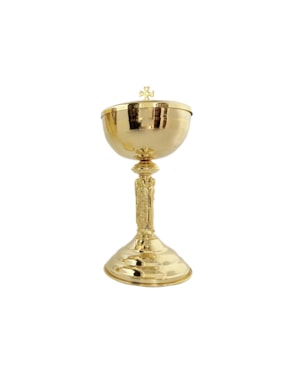 ÂMBULA DOURADA 23CM DE ALTURA
