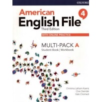 AMERICAN ENGLISH FILE 4A STUDENT BOOK/WORKBOOK MULTI-PACK A WITH ONLINE PRACTICE - 3RD ED.