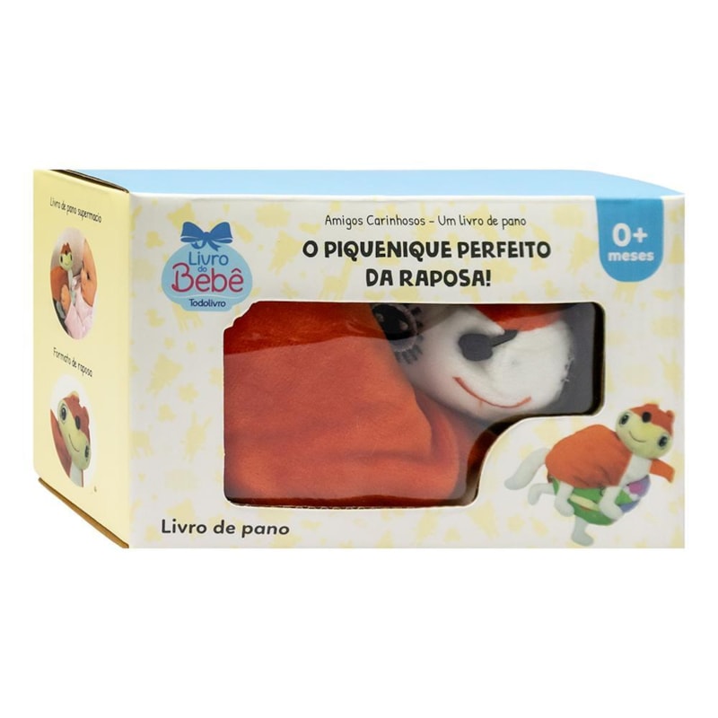 Amigos Carinhosos - um livro de pano: O piquenique perfeito da raposa