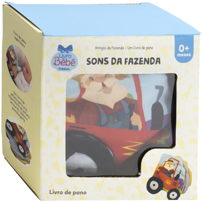 AMIGOS DA FAZENDA - UM LIVRO DE PANO: SONS DA FAZENDA