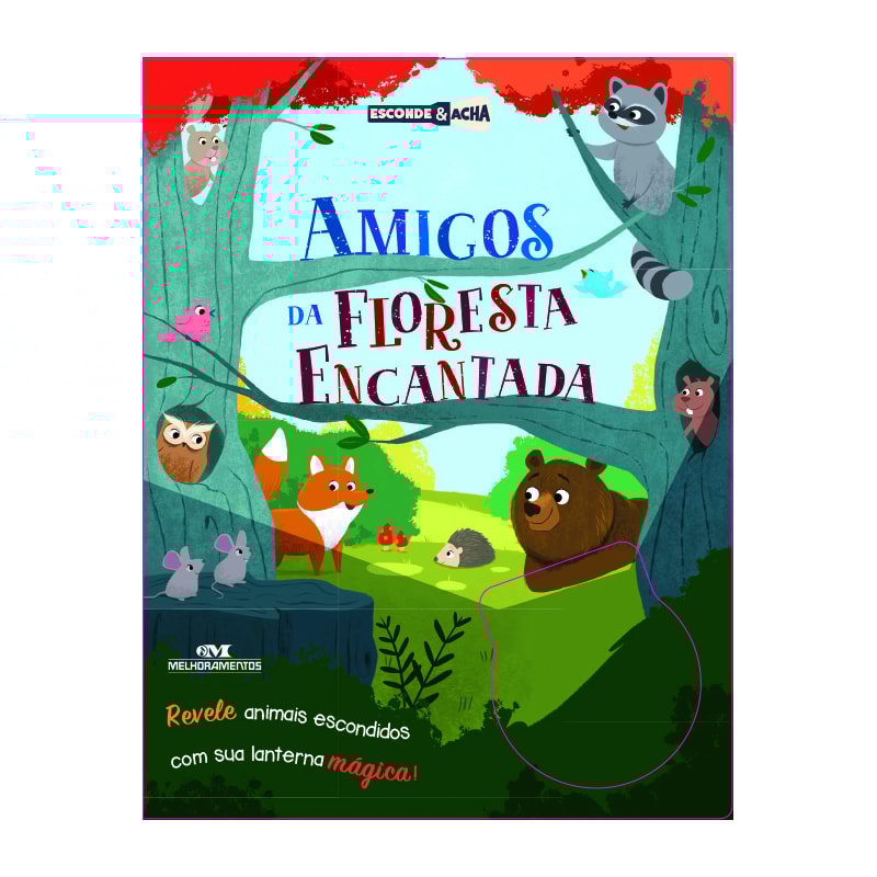 AMIGOS DA FLORESTA ENCANTADA: REVELE ANIMAIS ESCONDIDOS COM SUA LANTERNA MÁGICA!