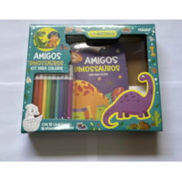 AMIGOS DINOSSAUROS - KIT PARA COLORIR