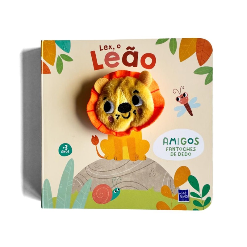 Amigos fantoches de dedo - Lex, o leão