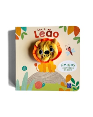Amigos fantoches de dedo - Lex, o leão