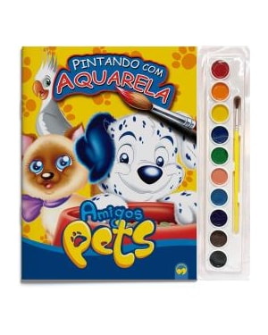 AMIGOS PETS - PINTANDO COM AQUARELA