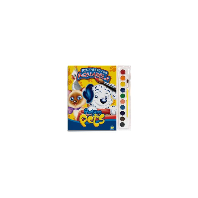 AMIGOS PETS - PINTANDO COM AQUARELA