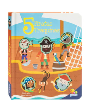 Amiguinhos de Silicone - Toque e Sinta: 5 Piratas Traquinas