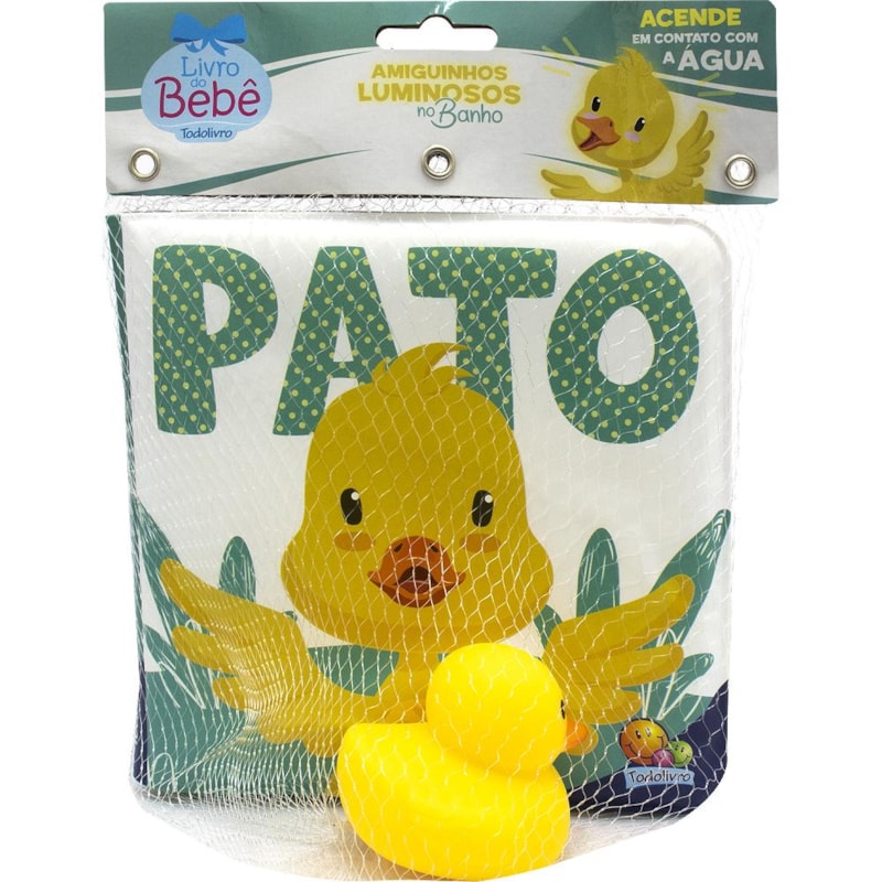 Amiguinhos Luminosos no banho: Pato