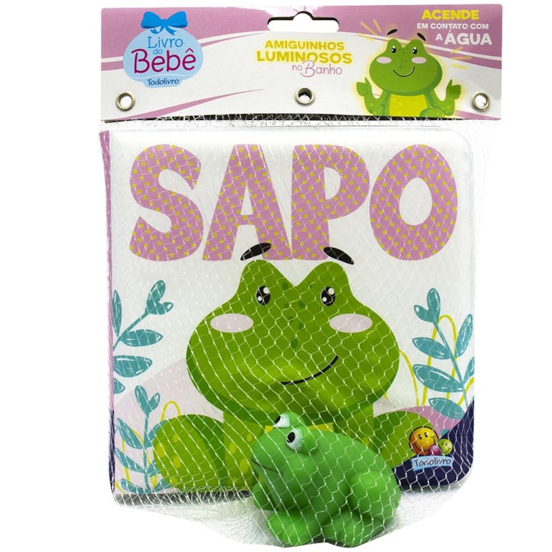 Amiguinhos Luminosos no banho: Sapo