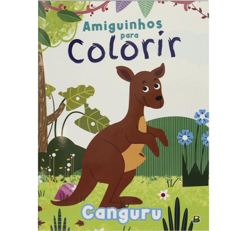 AMIGUINHOS PARA COLORIR: CANGURU