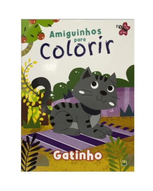 AMIGUINHOS PARA COLORIR: GATINHO