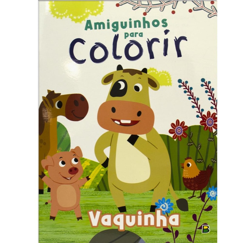 AMIGUINHOS PARA COLORIR: VAQUINHA