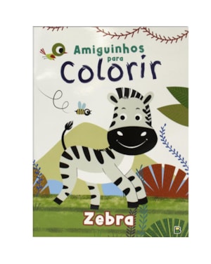 AMIGUINHOS PARA COLORIR: ZEBRA